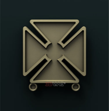 US ARMY MARKSMAN BADGE 3D STL 3DWave